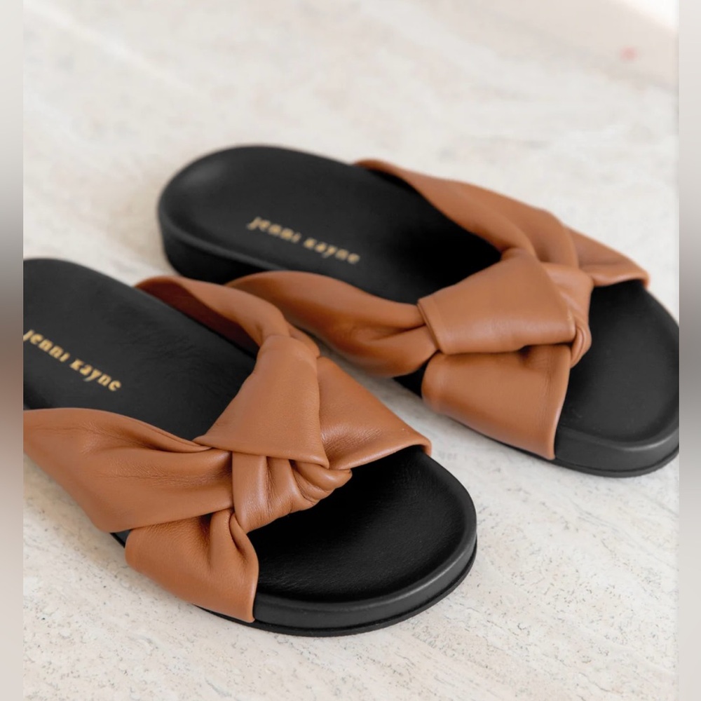 Jenni Kanye Leather Knot Sandals